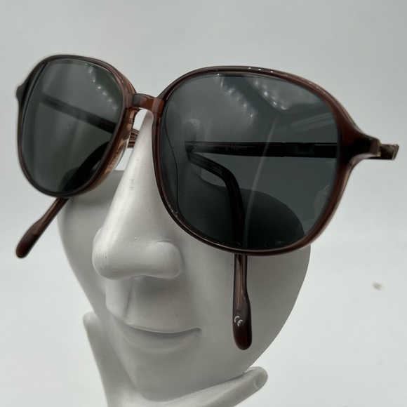 Vintage Clearvision Brown Oval Sunglasses Frames - Picture 3 of 6